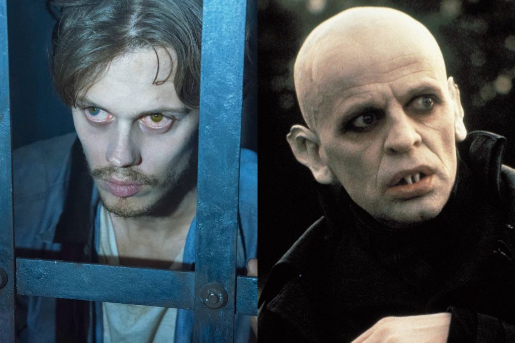 Bill Skarsgård in Castle Rock / Klaus Kinski in Nosferatu the Vampyre