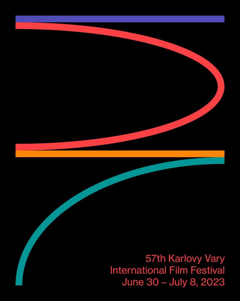 Official poster for the 57th edition of the Karlovy Vary International Film Festival