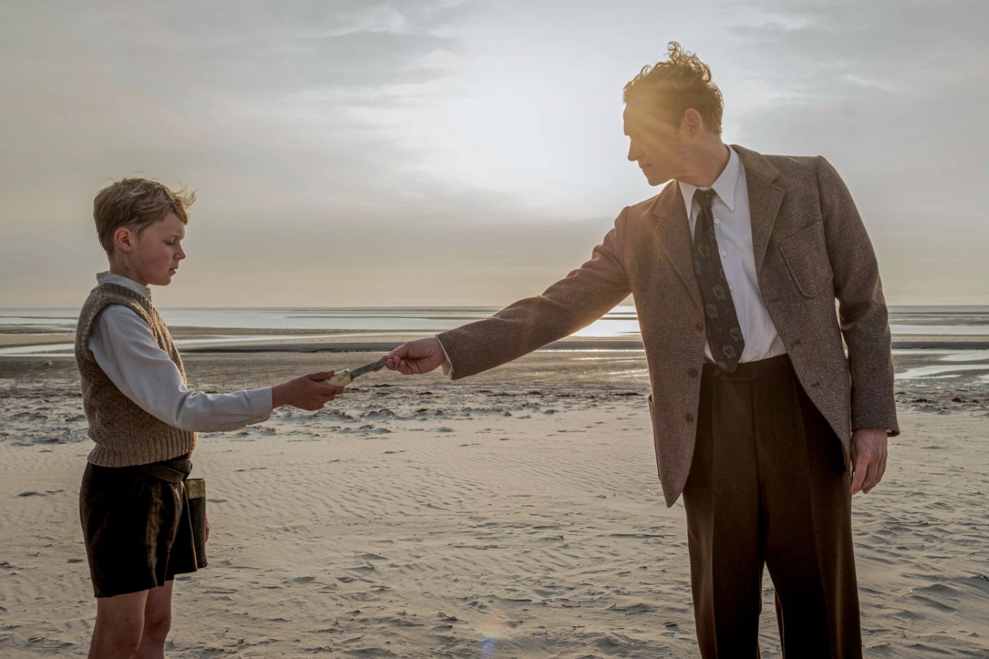 Jasper Billerbeck and Matthias Schweighöfer in Amrum (2025)