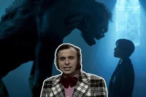 Ivan Mládek performing Jožin z bažin / Jenna Ortega in Wednesday (2025)