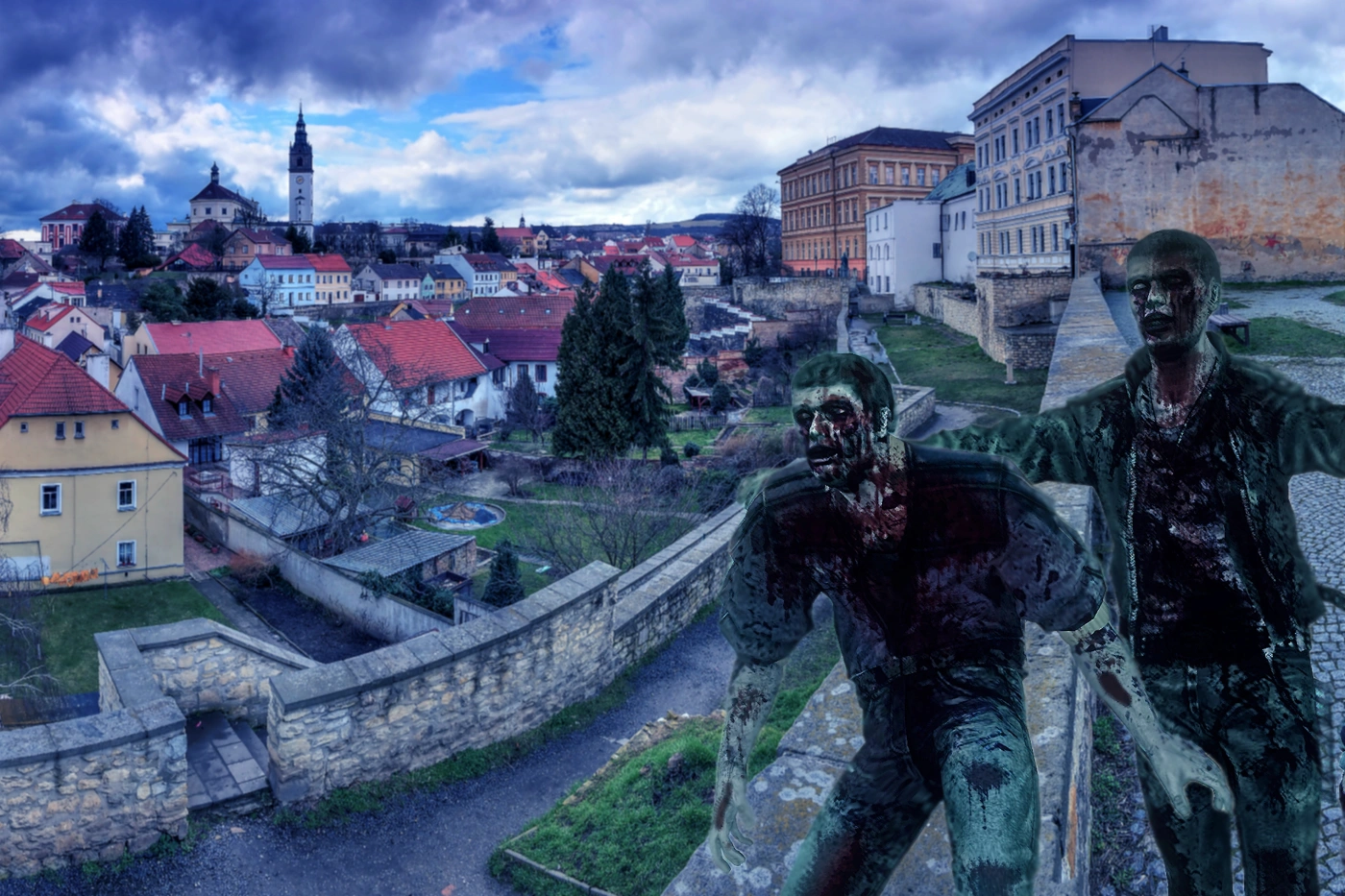 Zombies in Litoměřice. Photos: DepositPhotos.com / Prague Reporter