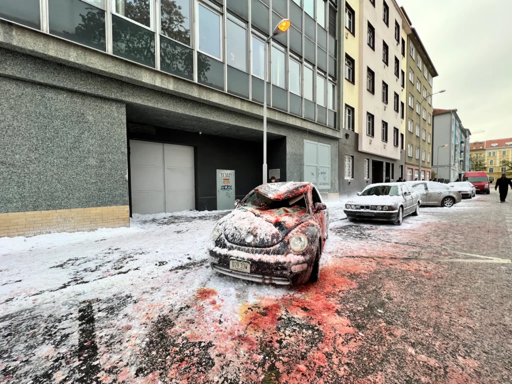 Behind the scenes on Resident Evil (2026). Photo © The Prague Reporter