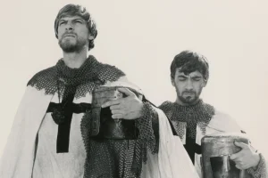 Jan Kačer and Petr Čepek in The Valley of the Bees (1967)