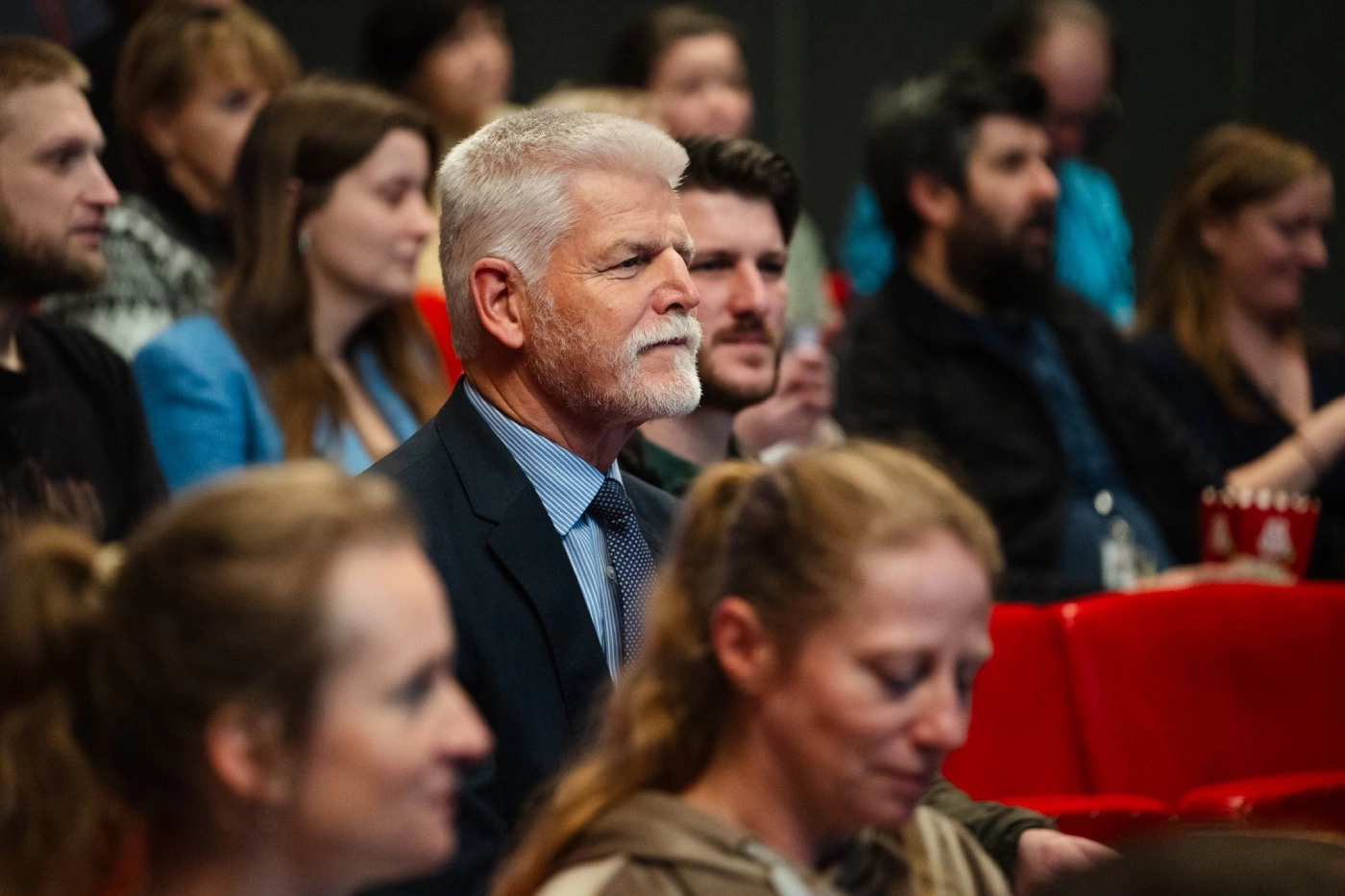 Petr Pavel during the Invincibles screening. Photo: Facebook / Falcon filmové novinky