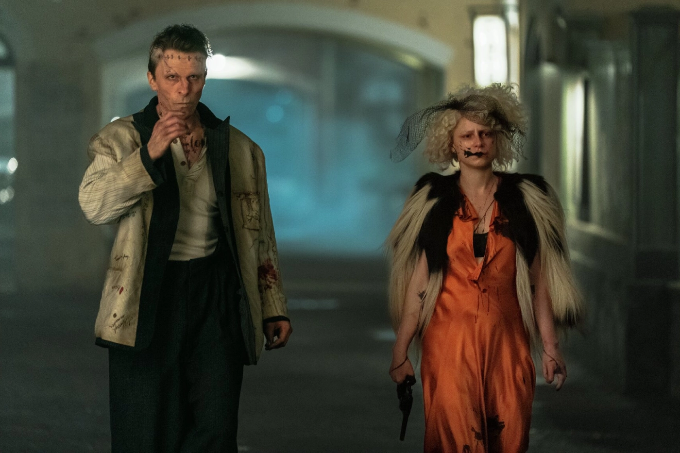 Christian Bale and Jessie Buckley in The Bride! (2026)