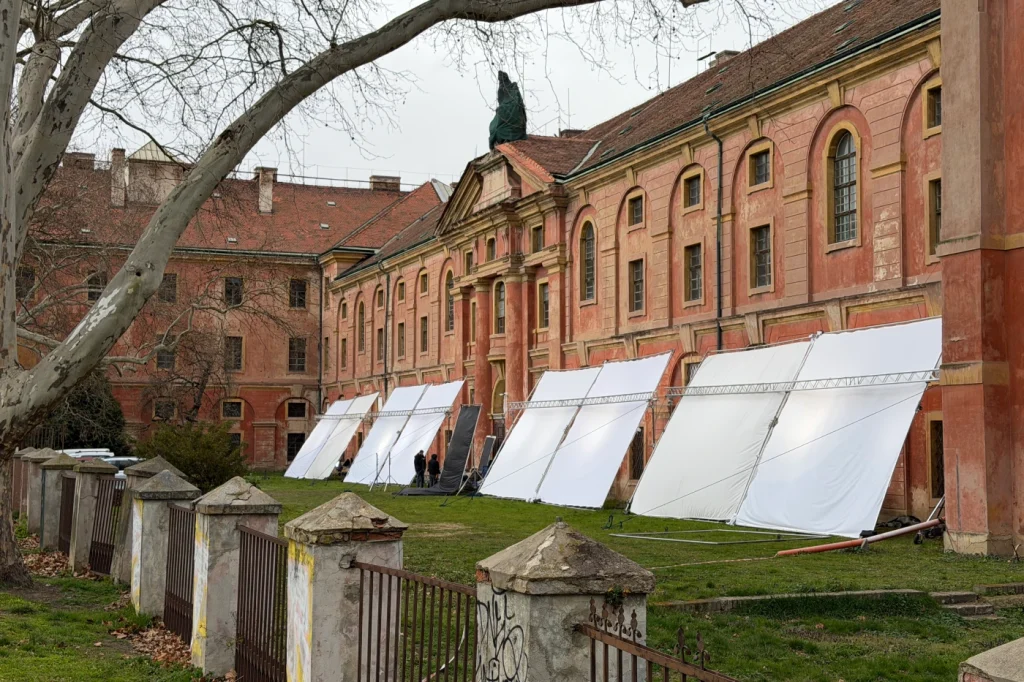 Set of Charité at Prague's Invalidovna complex. Photo © The Prague Reporter