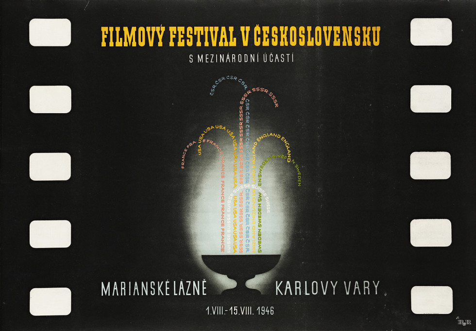 Original poster for the festival's first edition. Photo: KVIFF