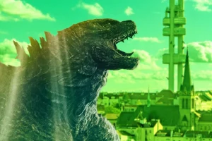 Godzilla in Monarch: Legacy of Monsters / Prague courtesy DepositPhotos.com. Montage: The Prague Reporter