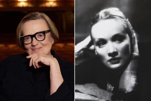 Agnieszka Holland courtesy Bioscop / Marlene Dietrich in Shanghai Express courtesy DepositPhotos.com