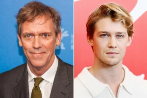 Hugh Laurie at the 2016 Berlin International Film Festival; Joe Alwyn at the 2018 Venice International Film Festival courtesy DepositPhotos.com