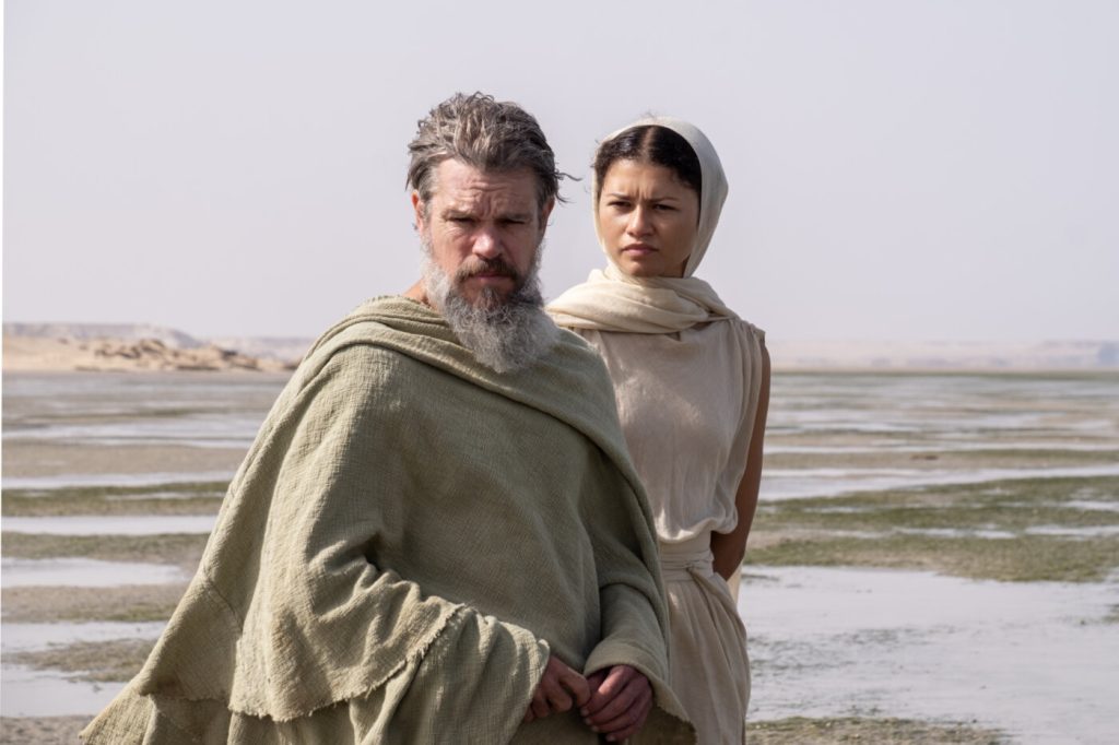 Matt Damon and Zendaya in The Odyssey (2026)