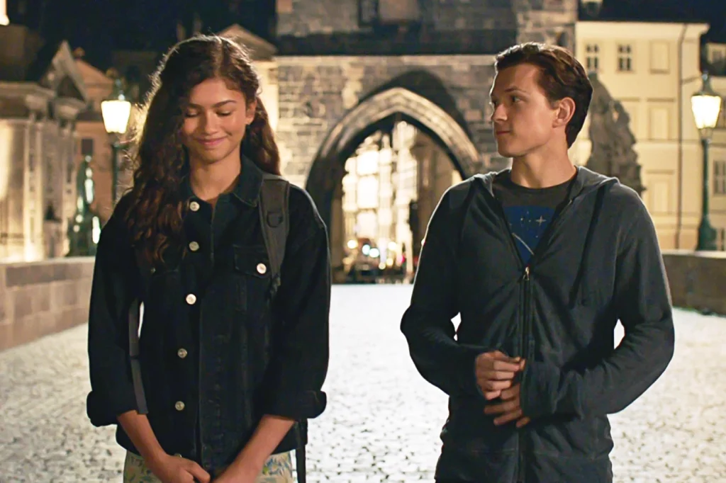 Zendaya and Tom Holland in Spider-Man: Far From Home (2019)