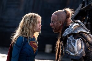 Milly Alcock and Matthias Schoenaerts in Supergirl (2026)