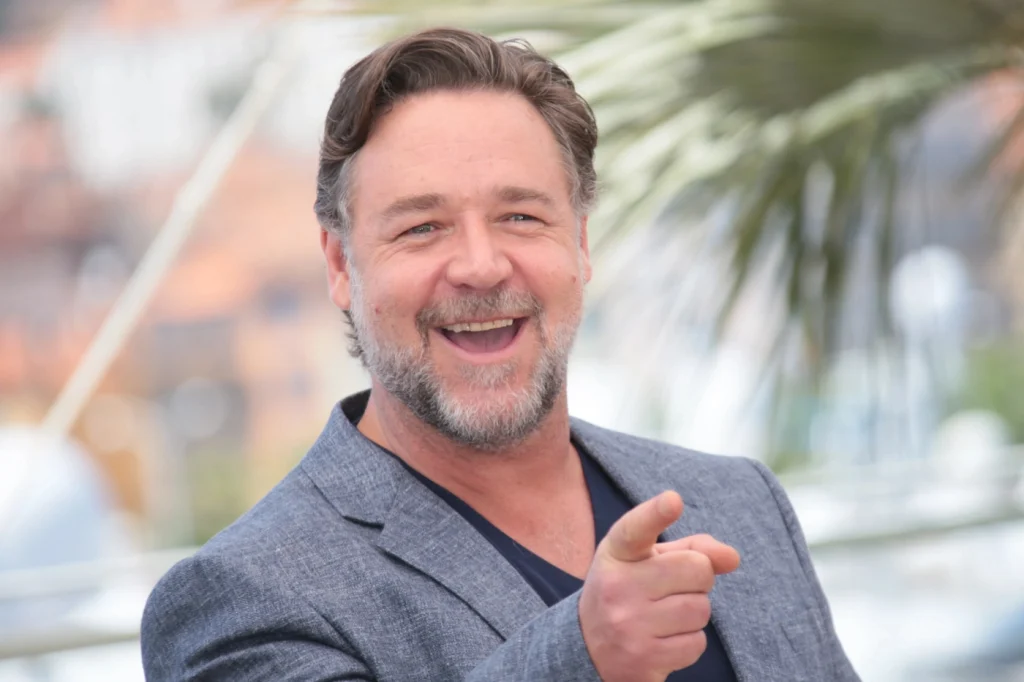 Russell Crowe at the Cannes premiere of The Nice Guys in 2016 courtesy DepositPhotos.com