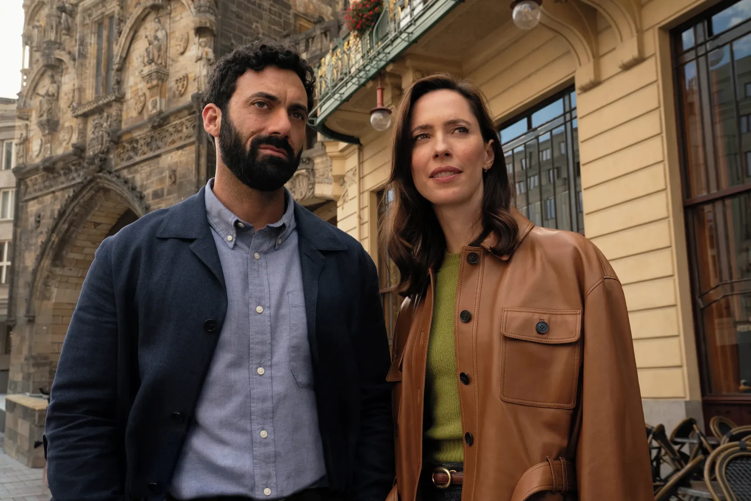 Morgan Spectro and Rebecca Hall in The Secret of Secrets (2027)